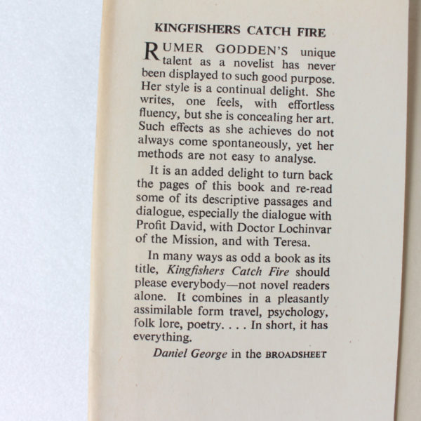 Kingfishers Catch Fire by Godden Rumer ISBN: 9780380250646 - Image 3