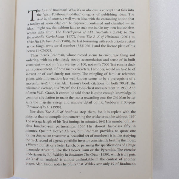 The A Z of Bradman: A Comprehensive Companion to the Life and Career of a Legendary Australian by Eason Alan ISBN: 9781921372162 - Image 3