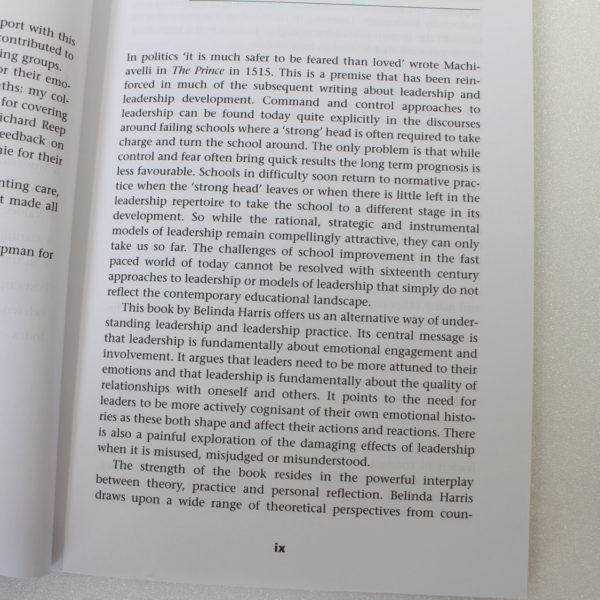 Supporting the Emotional Work of School Leaders (Leading Teachers Leading Schools Series) by Harris Belinda ISBN: 9780761944683 - Image 3