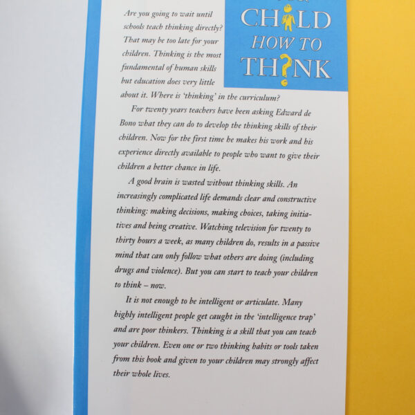 Teach Your Child How to Think by Edward De Bono ISBN: 9780670830138 - Image 3