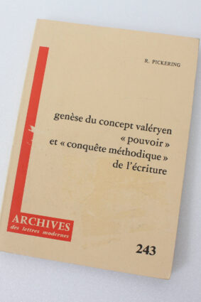 Gen?se du concept val?ryen pouvoir et conqu?te m?thodique de l’?criture (French Edition)  ISBN: 9782256904363