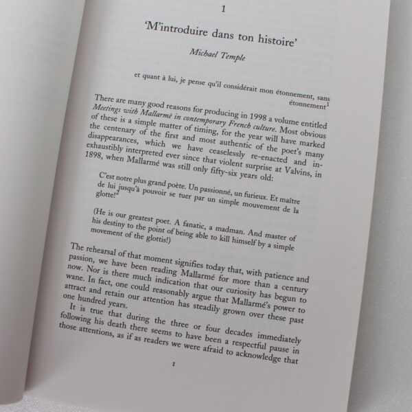 Meetings With Mallarm? by Michael Temple Geoffrey Bennington ISBN: 9780859895620 - Image 3