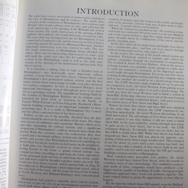 Birmingham New Street: Background and Beginnings the Years Up to 1860 v. 1  ISBN: 9780906867785 - Image 2