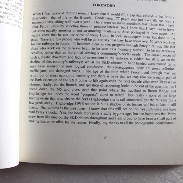 Lines on an S.and D.Branch: Somerset and Dorset Memories of the Branch from Burnham to Evercreech Junction from the Pen of Percy Parsons  ISBN: 9780951448953 - Image 2