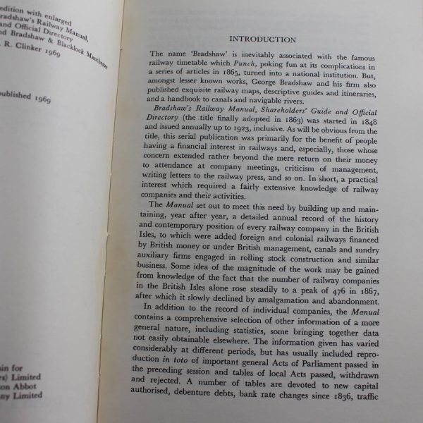 Bradshaw's Railway Manual Shareholders' Guide and Directory 1869 by William Bradshaw ISBN: 9780715353554 - Image 2