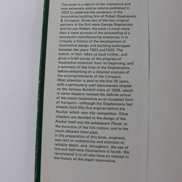 A Century of Locomotive Building: By Robert Stephenson & Co 1823/1923 by J. G. H. Warren ISBN: 9780715343784 - Image 2