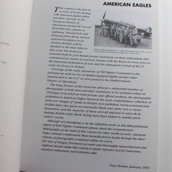 American Eagles Volume 1: American Volunteer Fighter Pilots in the RAF 1937-43 book by Tony Holmes  ISBN: 9781903223161 - Image 2