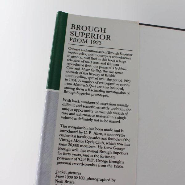 Brough Superior from 1923: Road Tests and Features from the Motor Cycle Motor Cycling & Motor Cycle Sport book by C. Edgar Allen ISBN: 9781870979184 - Image 2