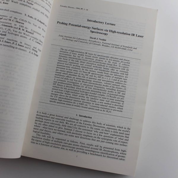 Faraday Discussions Number 97 1994 Structure and Dynamics of Van der Waals Complexes book by Royal Society of Chemistry ISBN: 9780854048533 - Image 2