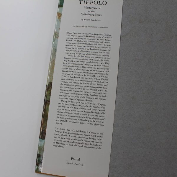 Tiepolo: Masterpieces of the Wurzburg Years : Heaven on Earth book by Peter O. Kruckmann ISBN: 9783791317281 - Image 2