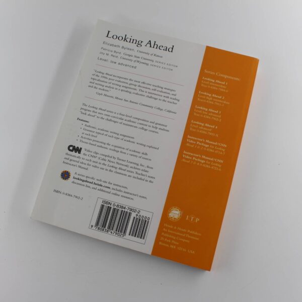 Looking Ahead: Developing Skills for Academic Writing book by Elizabeth Byleen ISBN: 9780838479025 - Image 3