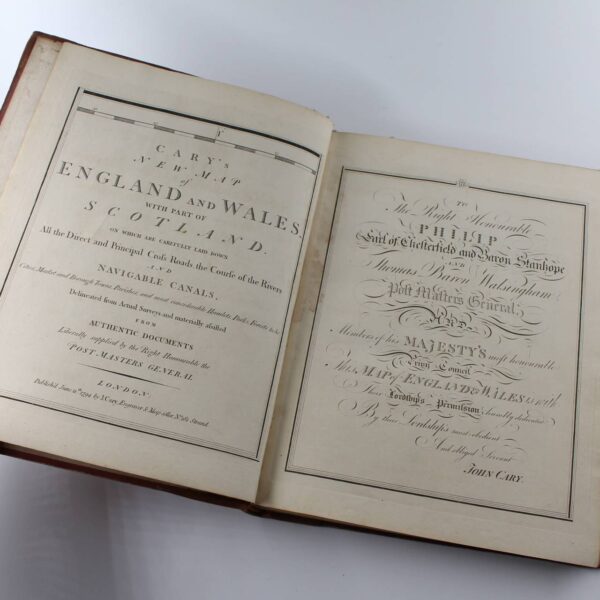 Cary's New Map of England and Wales with Part of Scotland on Which are Carefully Laid Down...  book by J Cary 1794  ISBN: - Image 2