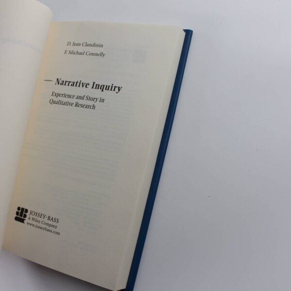 Narrative Inquiry: Experience and Story in Qualitative Research book by Jean Clandinin Michael Connelly  ISBN: 9780787943431 - Image 3