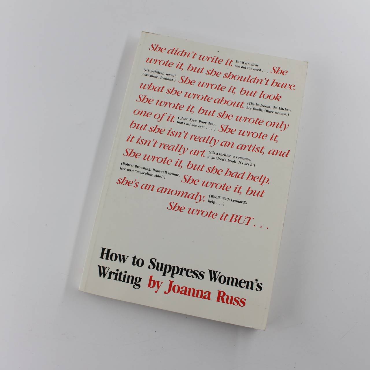 How to Suppress Women’s Writing: Louann Atkins Temple Women And Culture Book 43 book by Joanna Russ  ISBN: 9780292724457