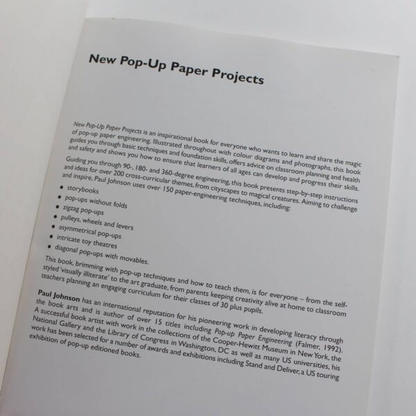 New Pop-Up Paper Projects: Step-by-step paper engineering for all ages book by Paul Johnson   ISBN: 9780415679312 - Image 2