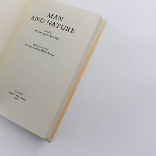 Man and Nature book by Hugh Montefiore Religion Planet ISBN: 9780490003507 - Image 3