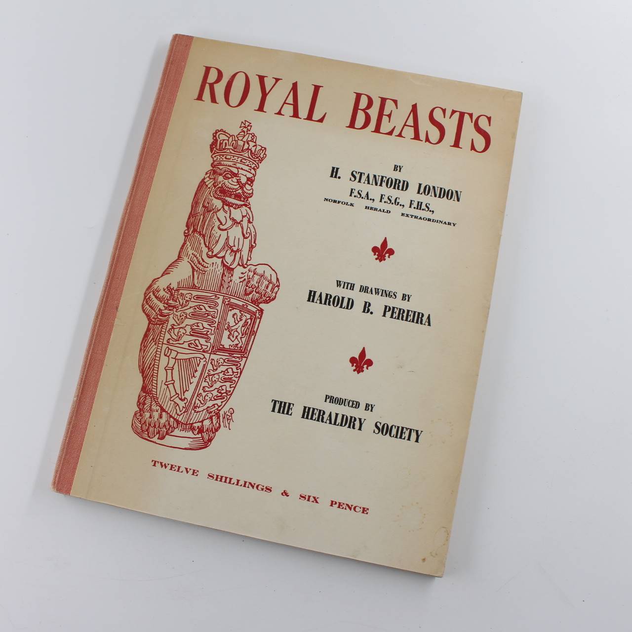 Royal Beasts: Drawings by Harold B. Pereira book by H Stanford London   ISBN: