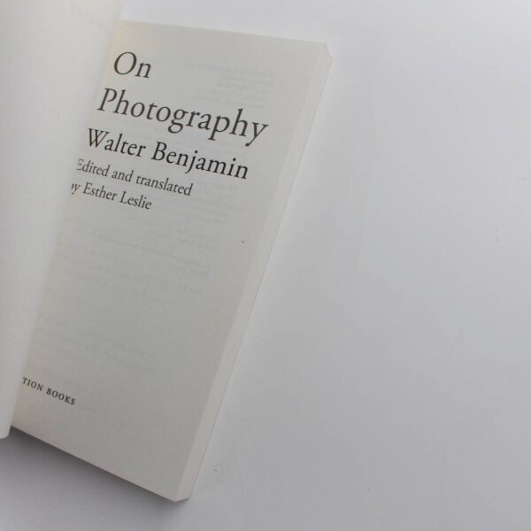 On Photography book by Walter Benjamin Photographic Pioneers ISBN: 9781780235257 - Image 2