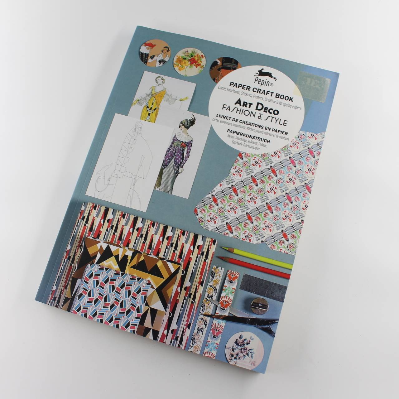 Art Deco Fashion And Style: Paper Craft Book with Cards Envelopes Stickers Tags & Colouring Sheets book by Pepin Van Roojen  ISBN: 9789460094019