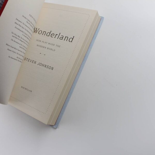 Wonderland: How Play Made the Modern World book by Steven Johnson  ISBN: 9781509837267 - Image 3