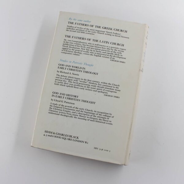 Ecclesiastical authority and spiritual power in the Church of the first three centuries book by Hans Von Campenhausen  ISBN: 9780713601206 - Image 5