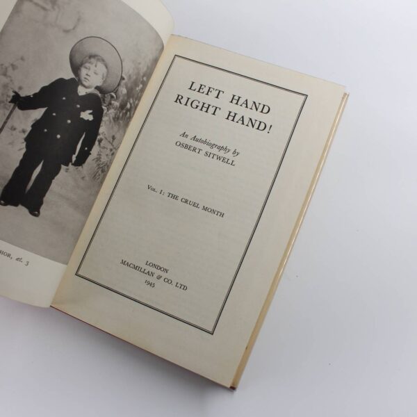 Left Hand Right Hand 1945 book by Osbert Sitwell  ISBN: - Image 3