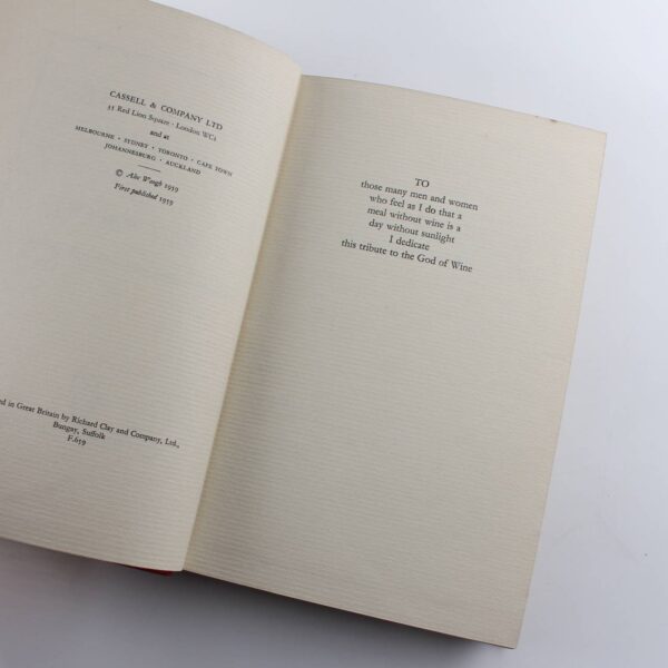 In Praise of Wine 1959 First Edition book by Alec Waugh  ISBN: - Image 3