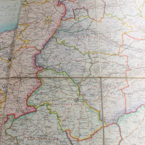 Bacons New Survey Map of Somerset Dorset & Parts Of Wiltshire book by G W Bacon  ISBN: - Image 3