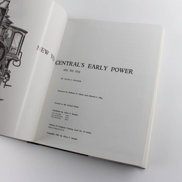 New York Central's Early Power 1831-1916 book by Alvin F. Staufer  ISBN: 9780944513019 - Image 3