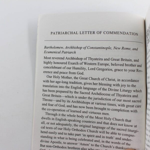 The Divine Liturgy of Our Father Among the Saints John Chrysostom book by Holy Trinity Monastery  ISBN: 9780191100123 - Image 3