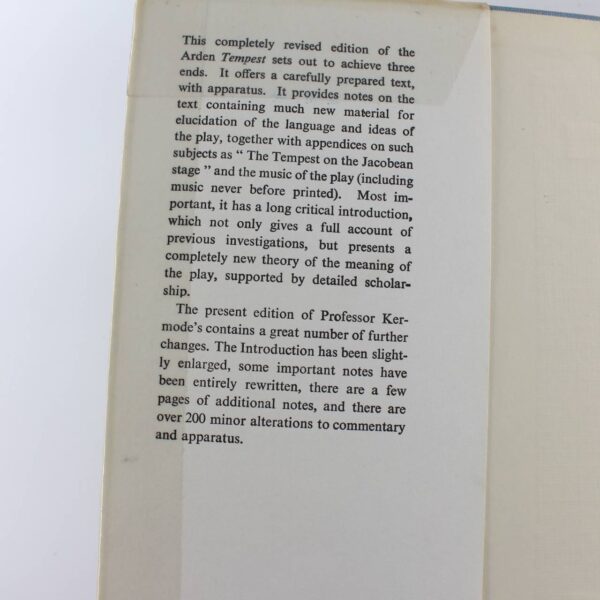 The tempest: Arden Shakespeare series book by William Shakespeare Literature ISBN: 9781121035829 - Image 2