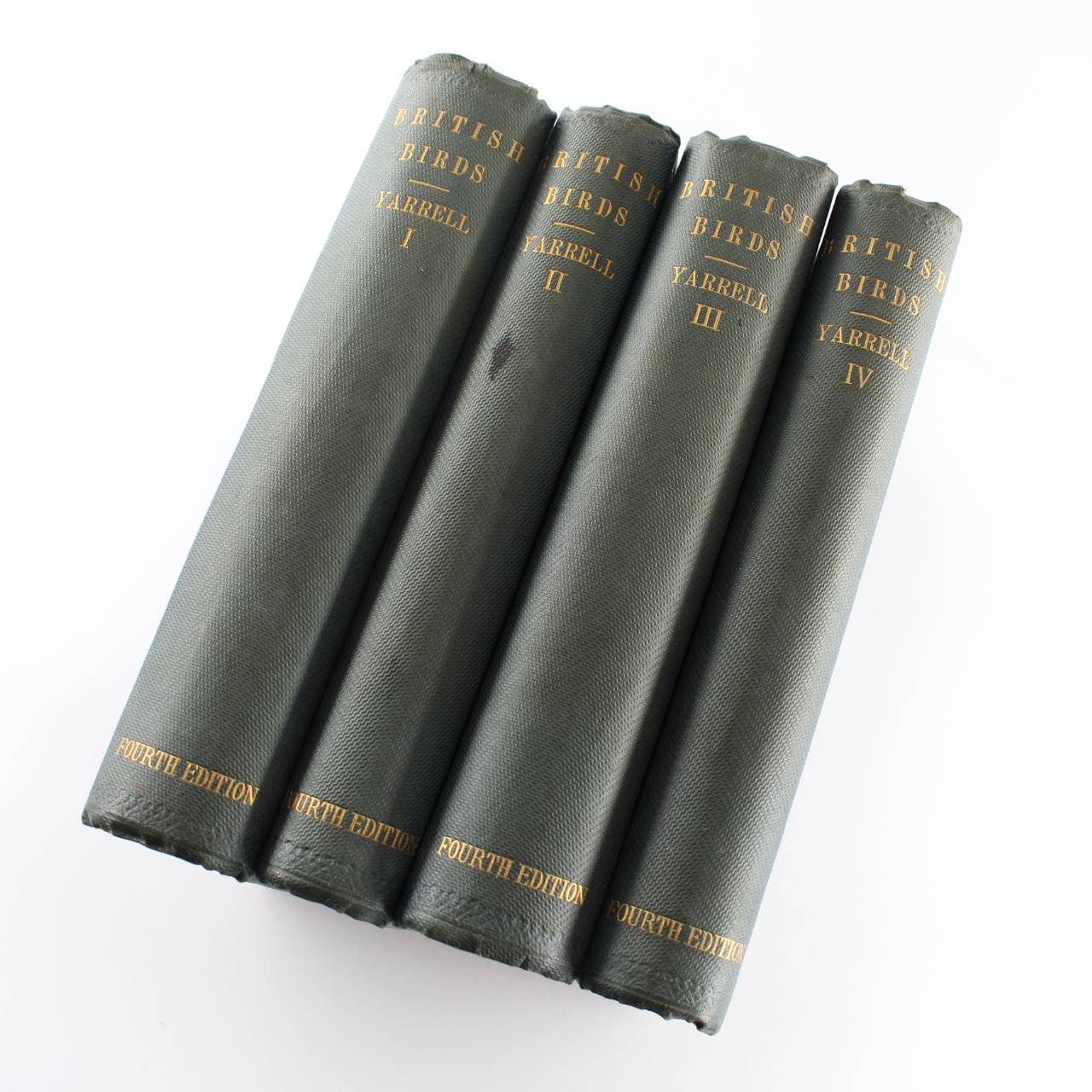 A History of British Birds Fourth edition. Vol. I-IV in 4 Volumes book by William Yarrell  ISBN: