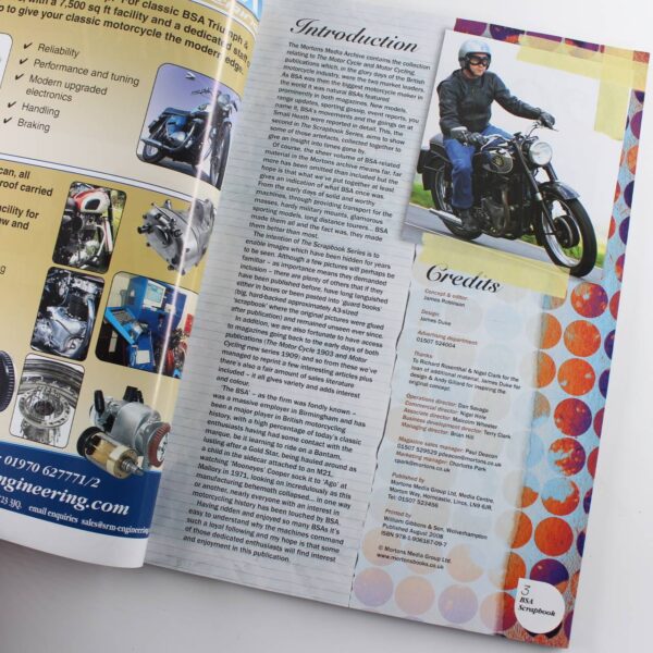 BSA The Scrapbook Series book by James Roinson Motorcycle History ISBN: 9781906167264 - Image 2