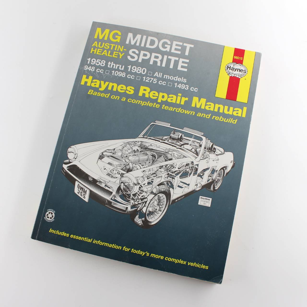 MG Midget and Austin Healy Sprite 1958-80: Haynes Repair Manuals book by J. H. Haynes Ronald G.O. Hawes  ISBN: 9780856965883