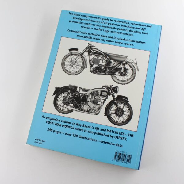 Matchless and AJS Restoration: All Post-war Road Singles and Twins book by Roy H. Bacon  ISBN: 9780850457551 - Image 4