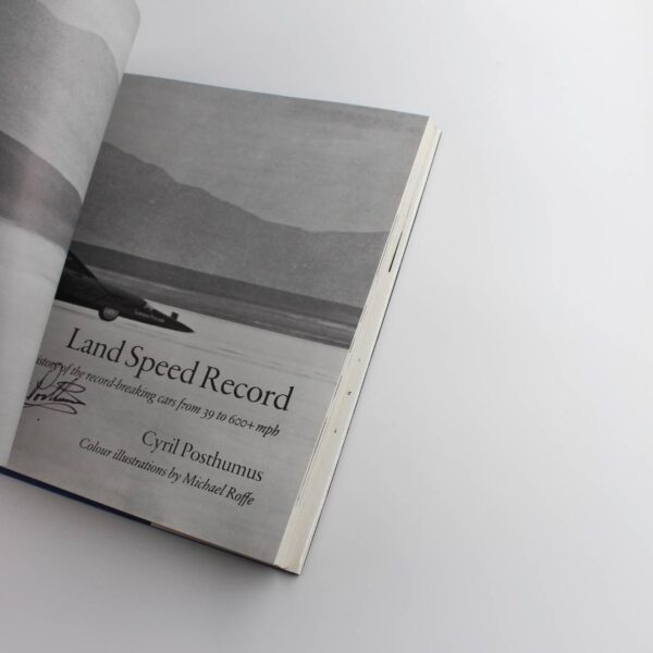 Land speed record: A complete history of the record-breaking cars book by Cyril Posthumus   ISBN: 9780850450378 - Image 3