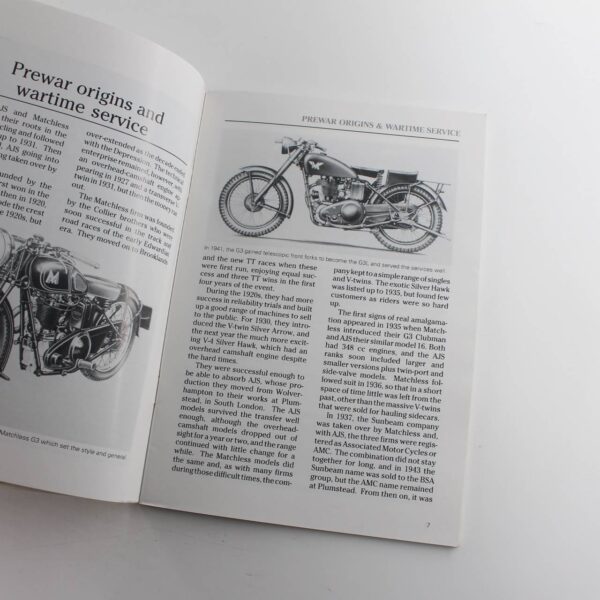 AJS and Matchless Postwar Singles 1945-69: No. 11: Motorcycle Monographs book by Roy H. Bacon  ISBN: 9781855790025 - Image 4