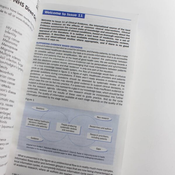 BMJ: Clinical Evidence Concise. The International Source of the Best Available Evidence For Effective Health Care book by Fiona Godlee  ISBN: 9780727918062 - Image 3