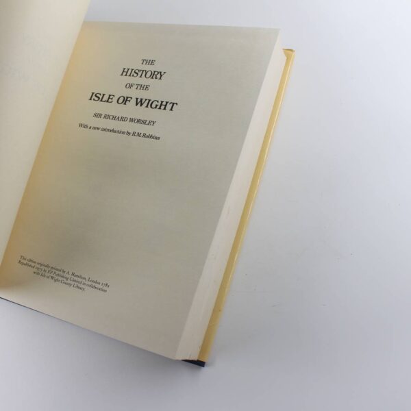 The history of the Isle of Wight: Classical County Histories book by Sir Richard Worsley   ISBN: 9780715810934 - Image 2