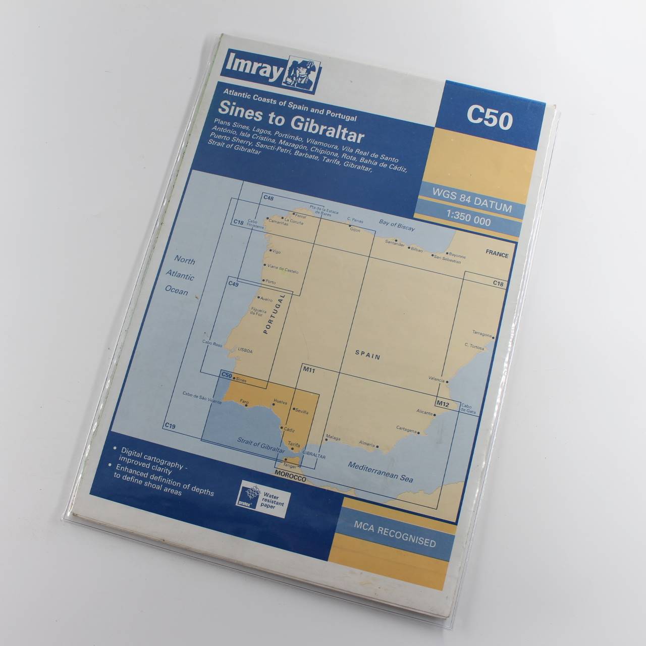 Imray Chart C50: Sines to Gibraltar book by Imray  ISBN: 9781846231575