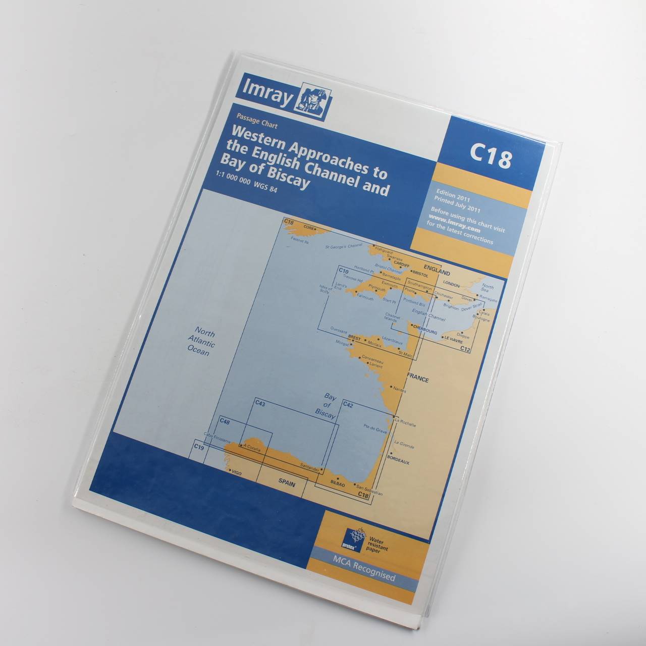 Imray Chart C18: Western Approaches to the English Channel and Biscay book by Imray  ISBN: 9781846234064