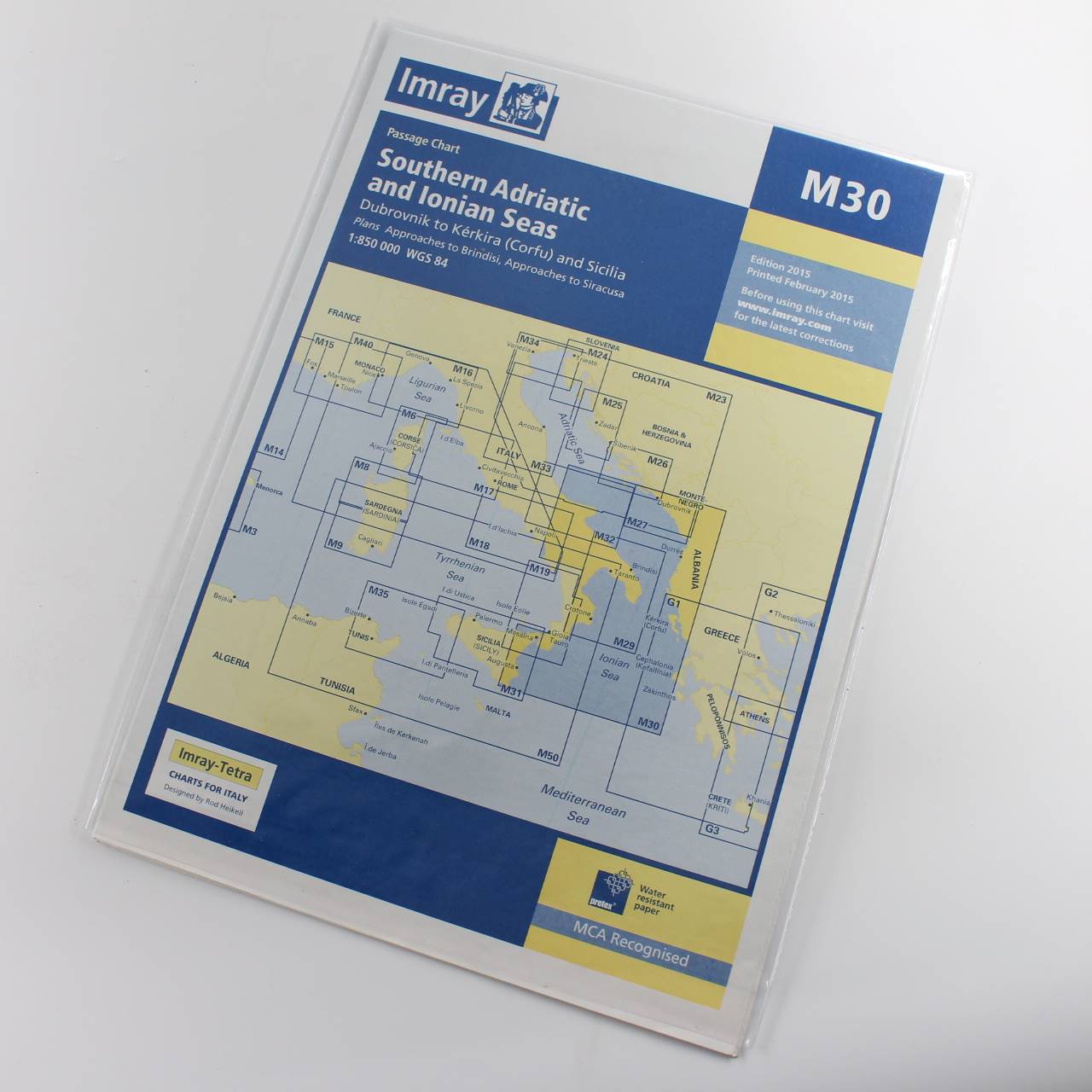 Imray Chart M30: Southern Adriatic and Ionian Seas book by Imray  ISBN: 9781846236860