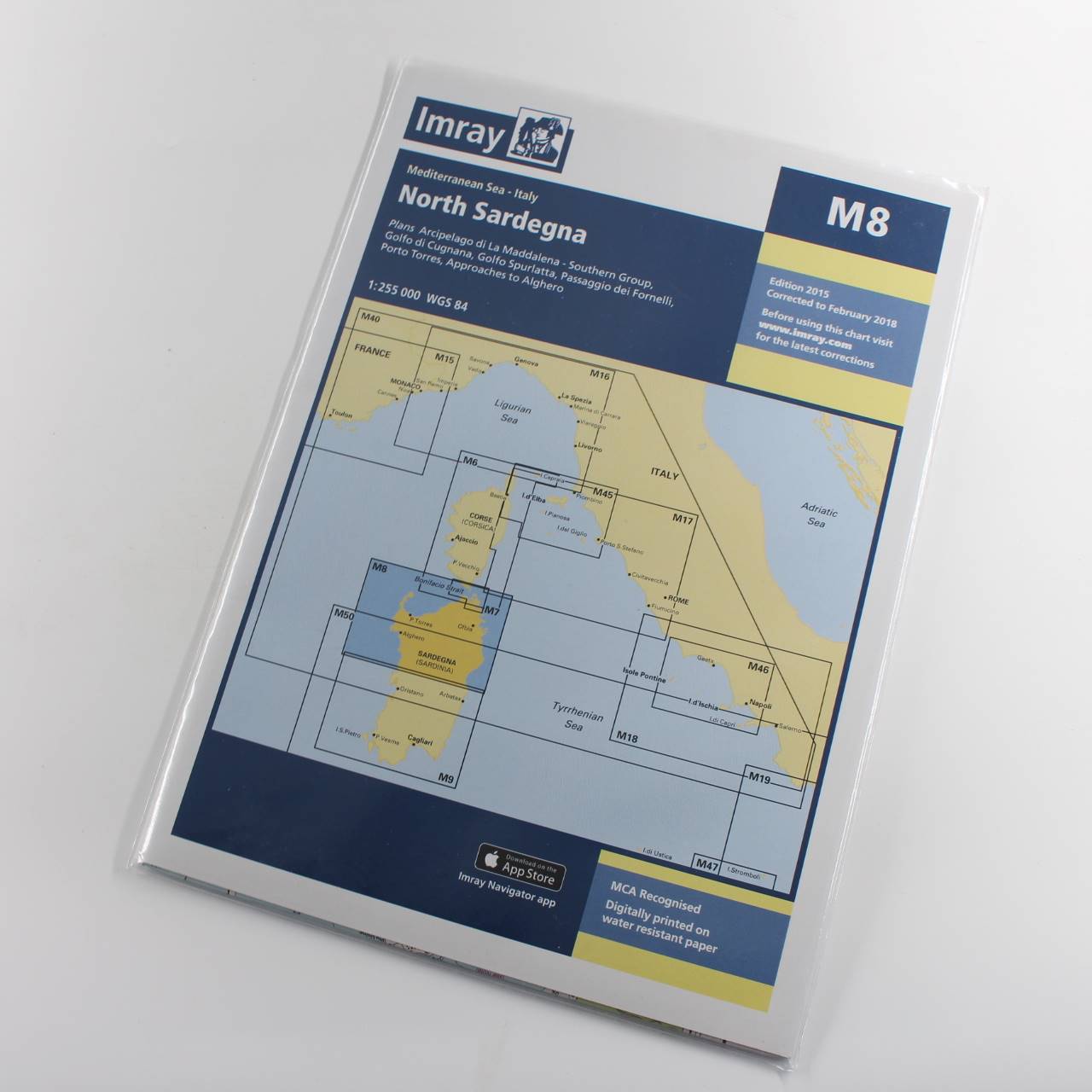 Imray Chart M8: North Sardegna book by Imray  ISBN: 9781846236921