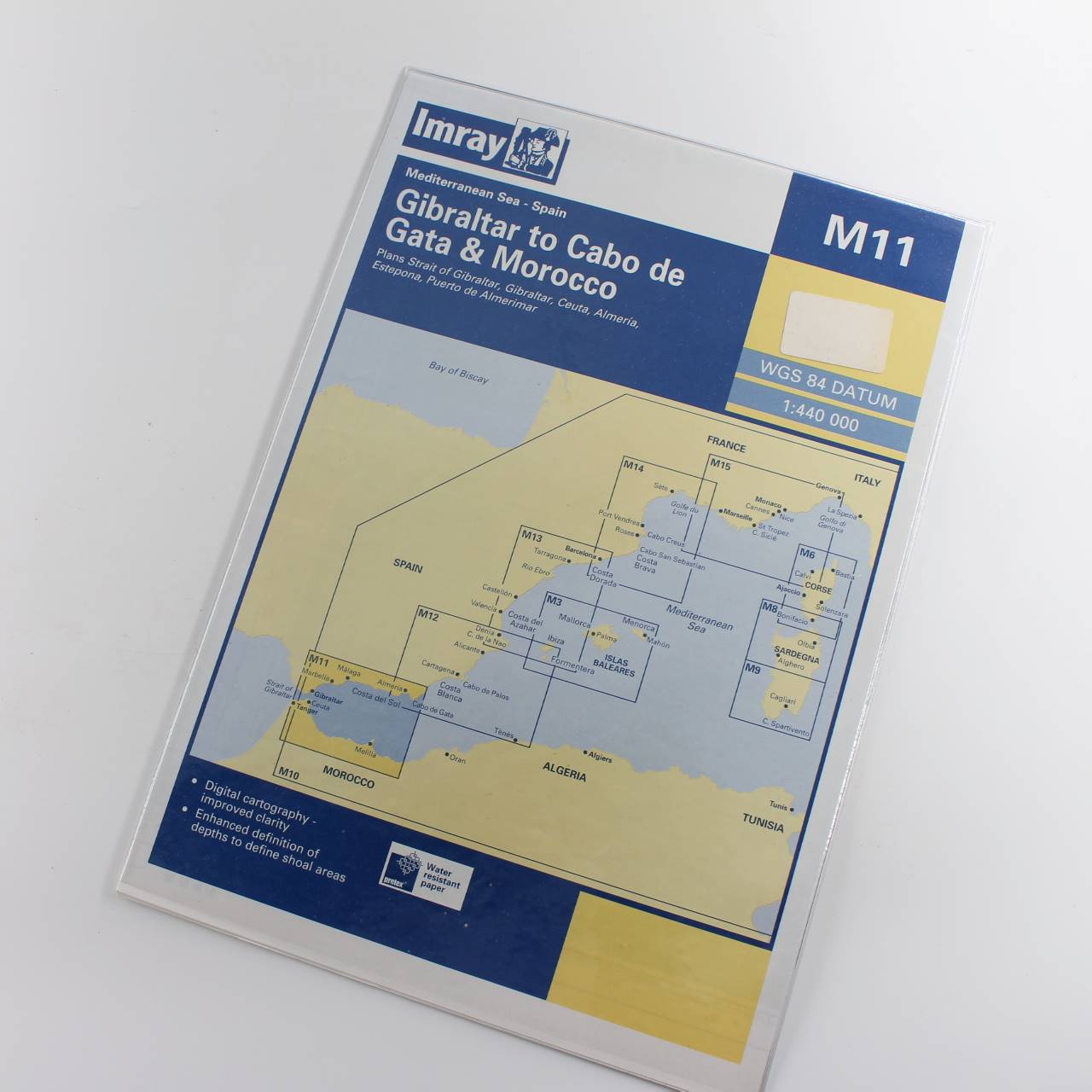 Imray Chart M11: Gibraltar to Cabo de Gata and Morocco book by Imray  ISBN: 9781846232220