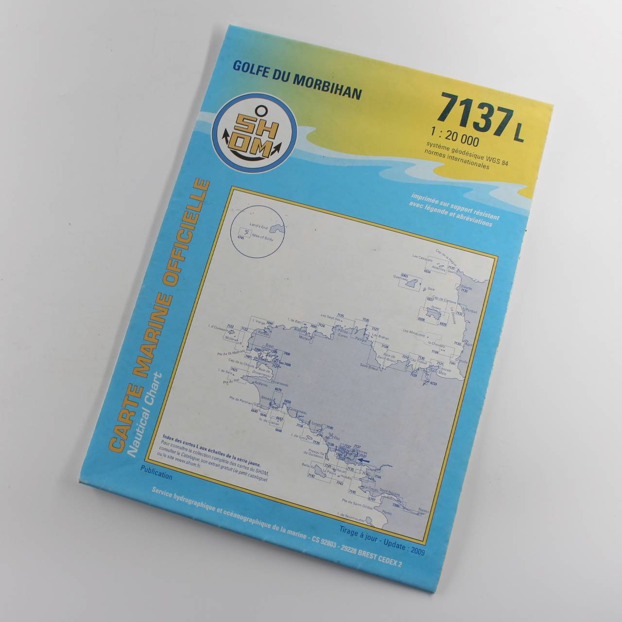 7137L: Carte Marine Officielle Golfe du Morbihan book by Hydrographique et Oc?anographique de la Marine Nautical Chart ISBN: 3518081771377