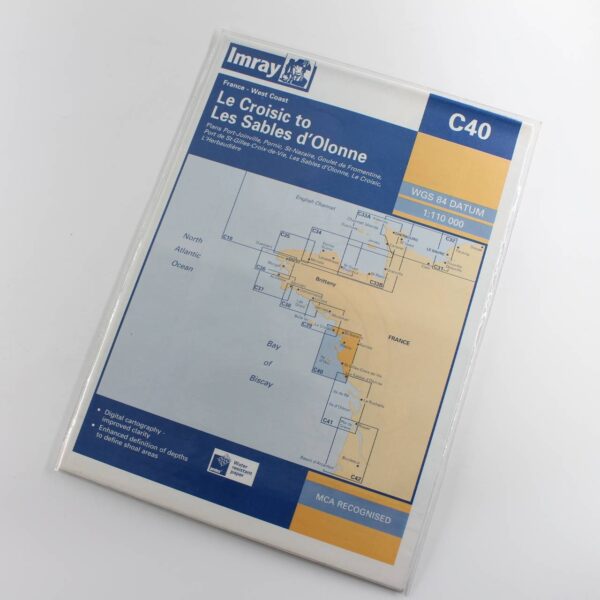 Imray Chart C40: Le Croisic to Les Sables dOlonne: C Series book by Imray  ISBN: 9781846230240