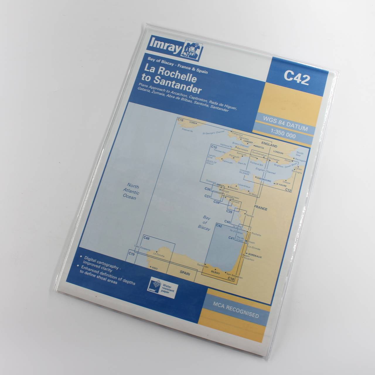 Imray Chart C42: La Rochelle to Santander  book by Imray  ISBN: 9781846232411