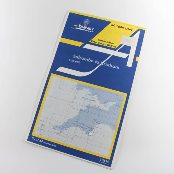 Nautical Chart Small Craft Edition Salcombe to Brixham SC1634 book by Admiralty Publications  ISBN: