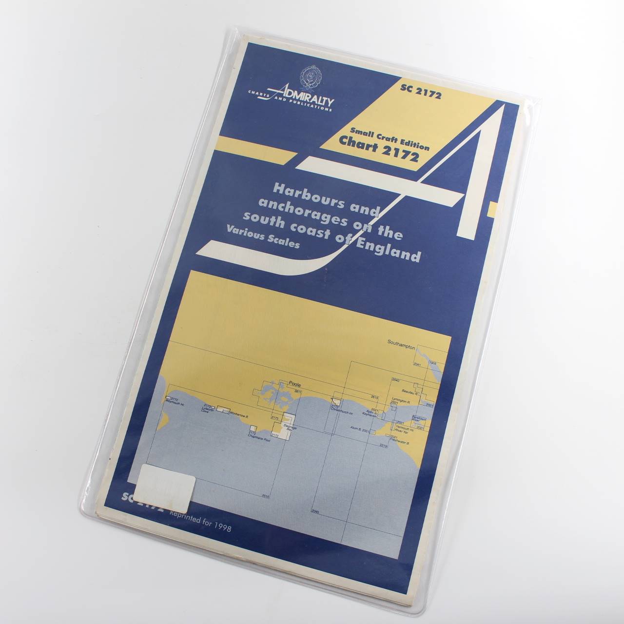 Nautical Chart Small Craft Edition Harbours & Anchorages on the South Coast of England SC2172 book by Admiralty Publications  ISBN: