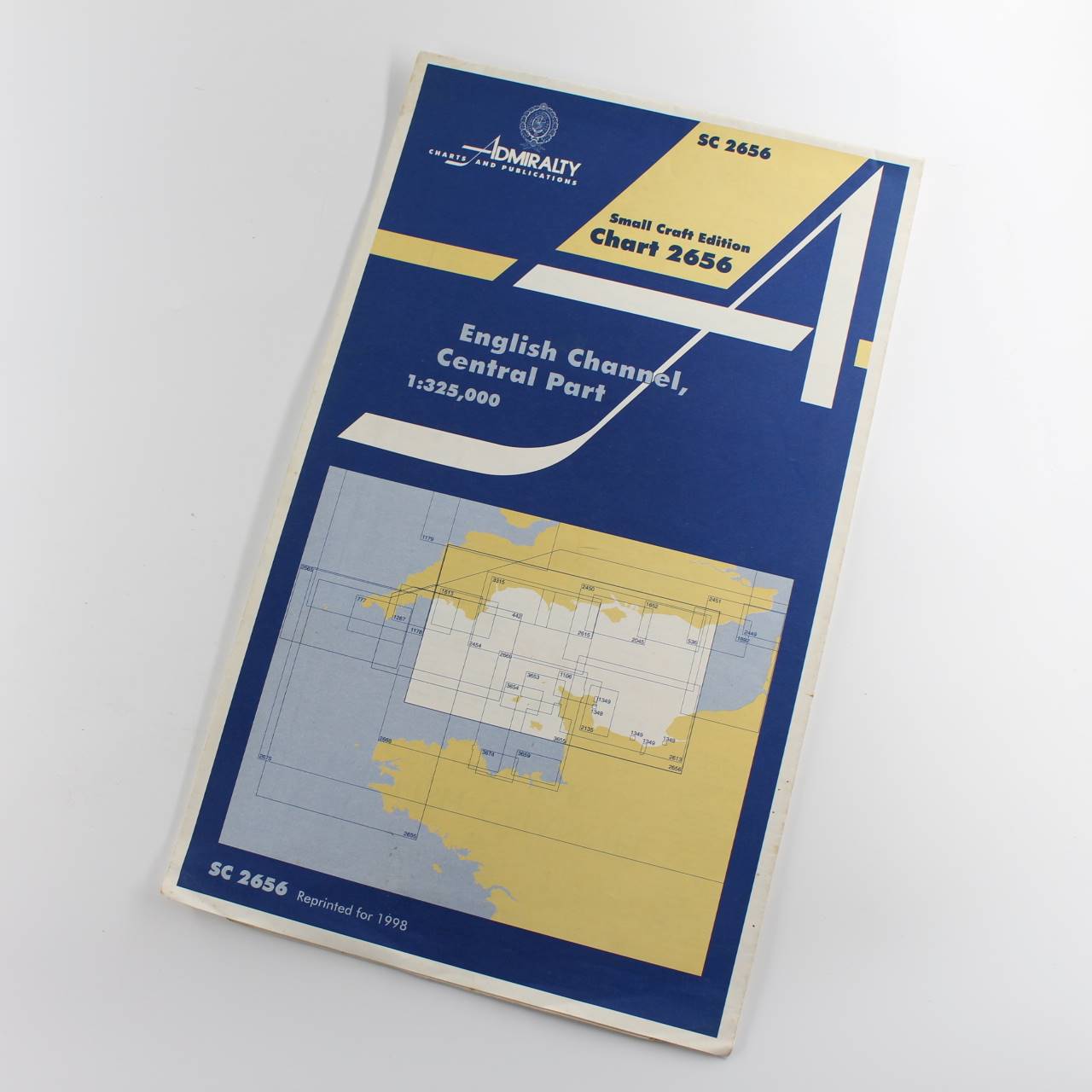 Nautical Chart Small Craft Edition English Channel Central Part SC2656 book by Admiralty Publications  ISBN: